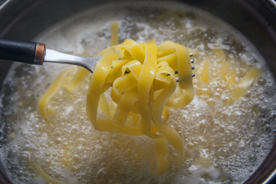 boiling pasta