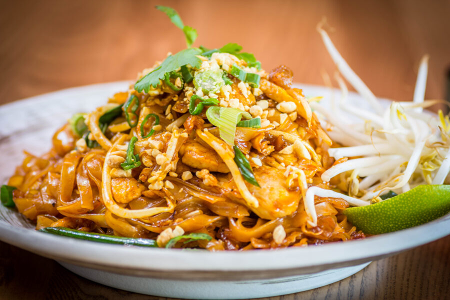 Pad thai noodles