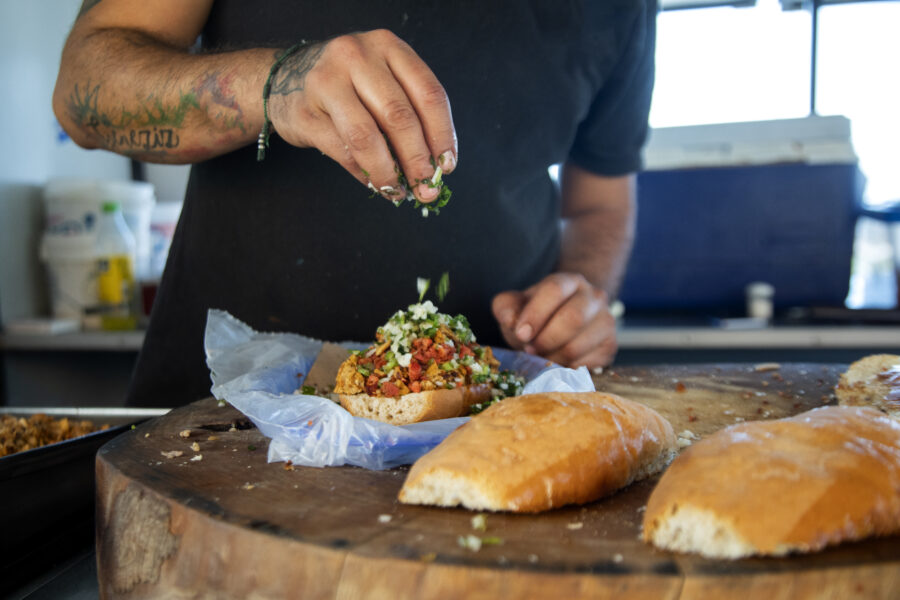 prepare a torta with meat