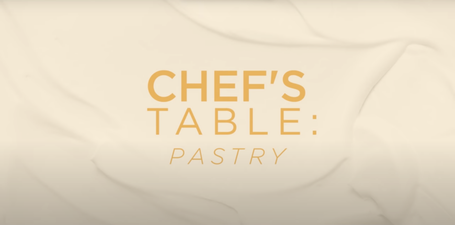 Screenshot of "Chef's Table: Pastry" logo, as seen in Netflix's trailer on YouTube