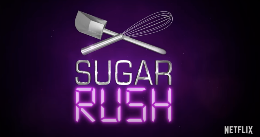 Screenshot of Netflix's "Sugar Rush" logo from YouTube trailer 