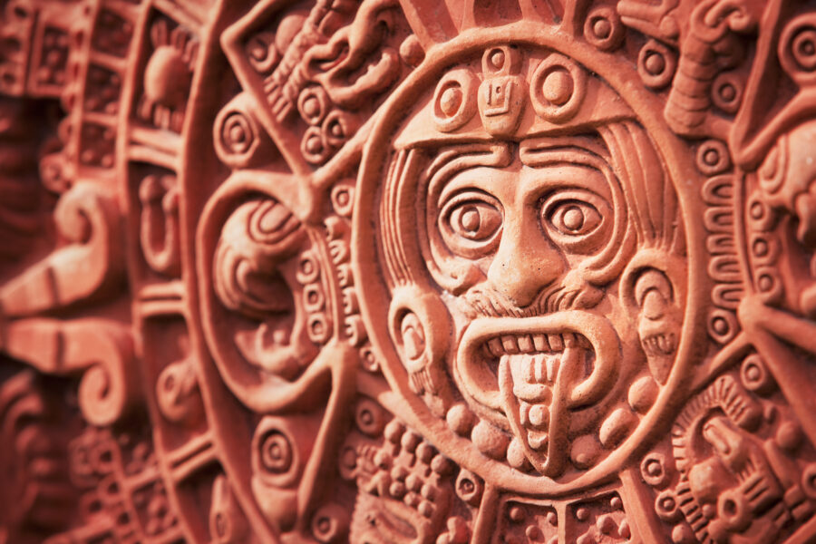 Aztec calendar Stone of the Sun