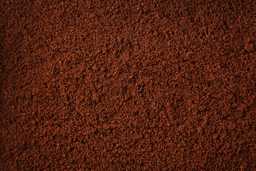 Coffee grind texture background , close up