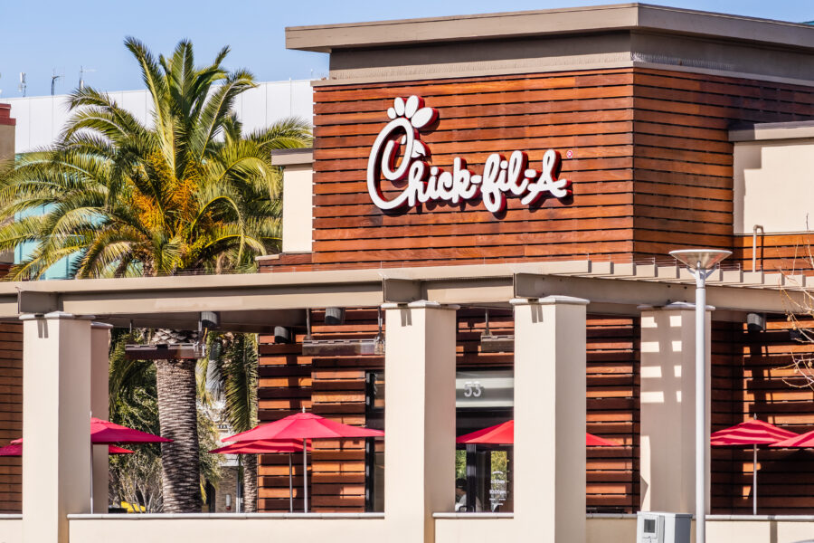 Chick-fil-A location in south San Francisco bay area