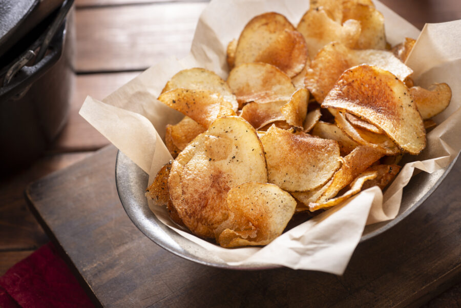 Fresh Homemade Potato Chips