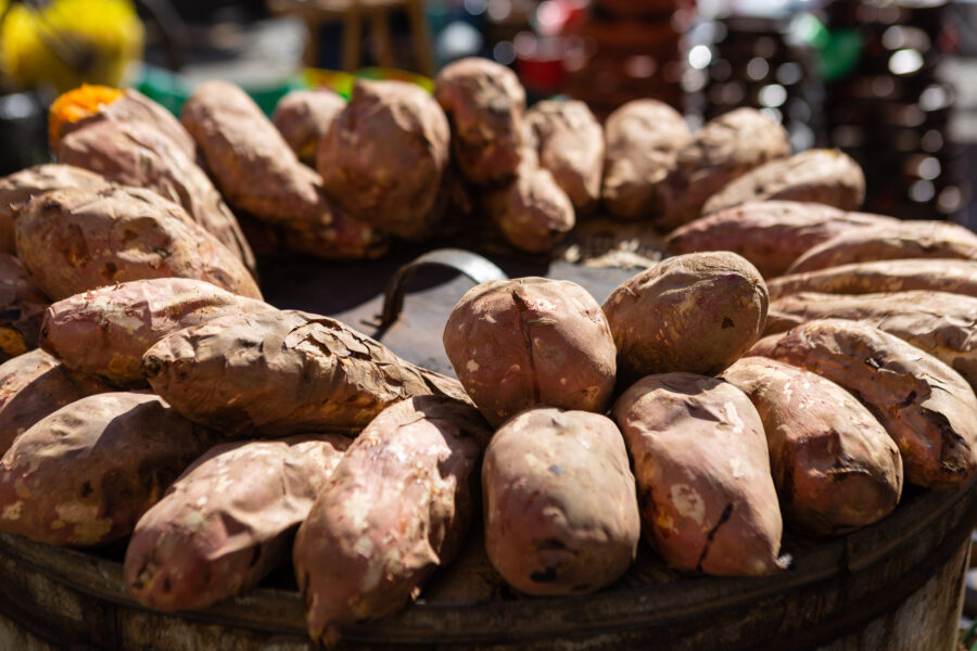 Street Roasted Sweet Potatoes