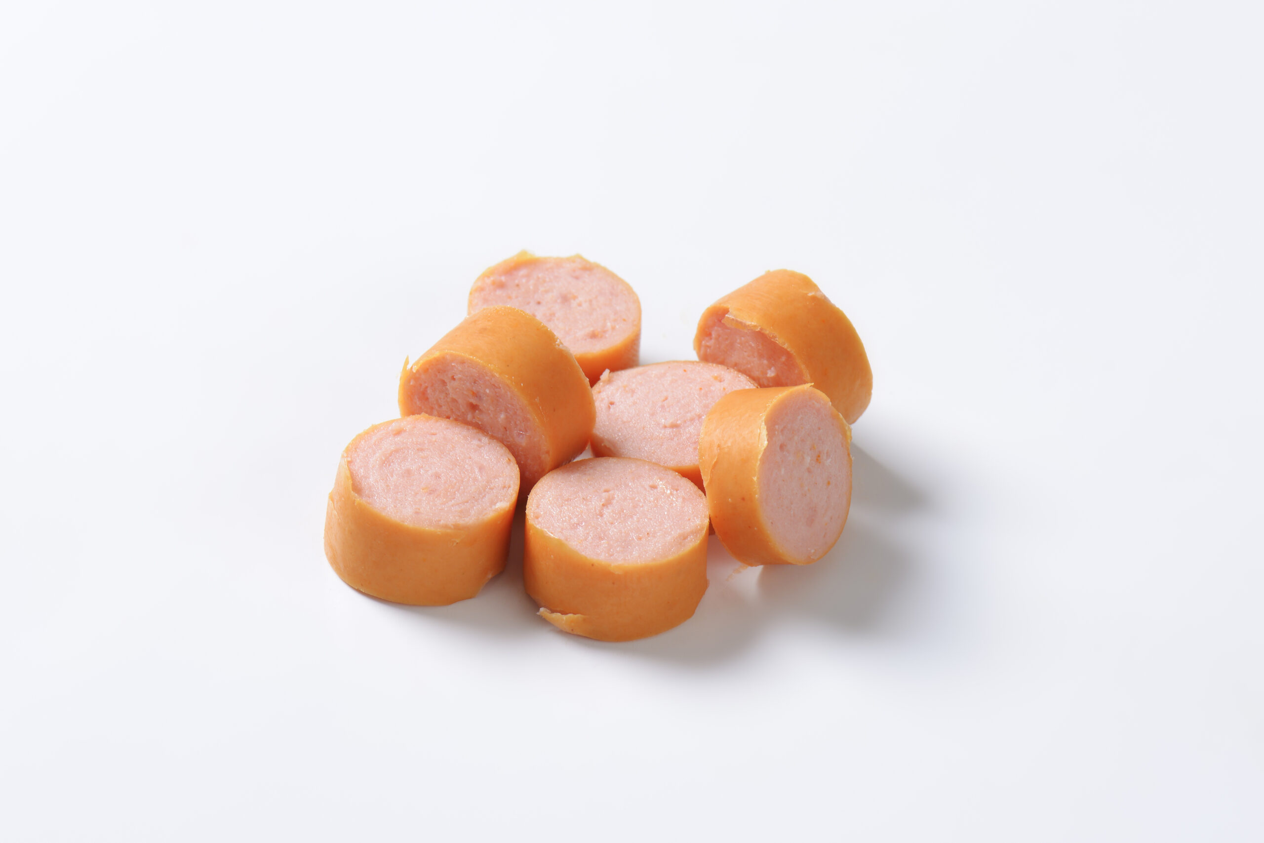 Vienna sausage sliced into small pieces