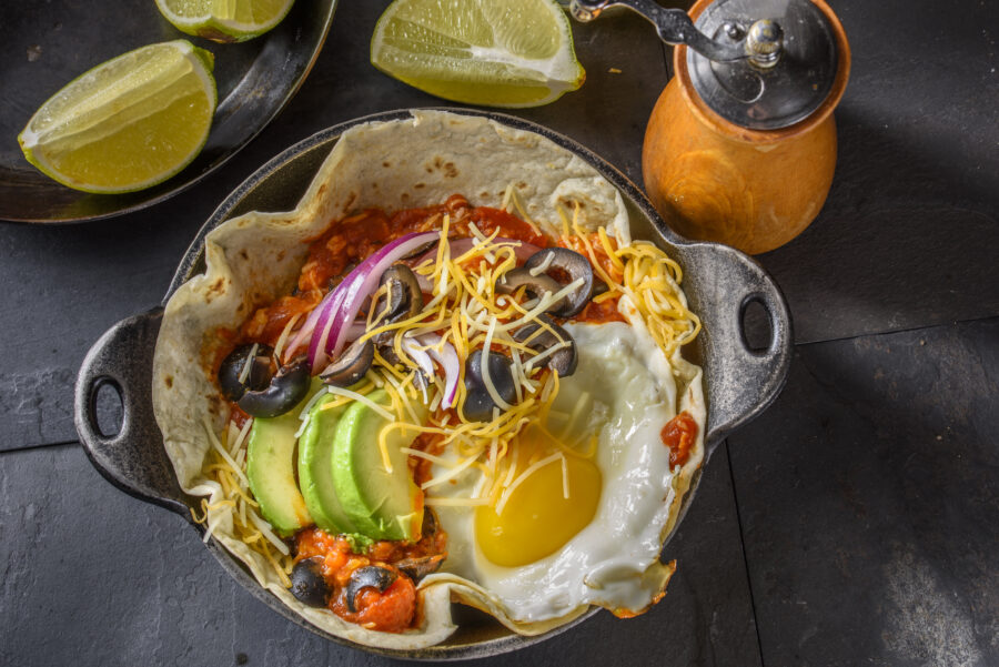 Huevos Rancheros with Avocado