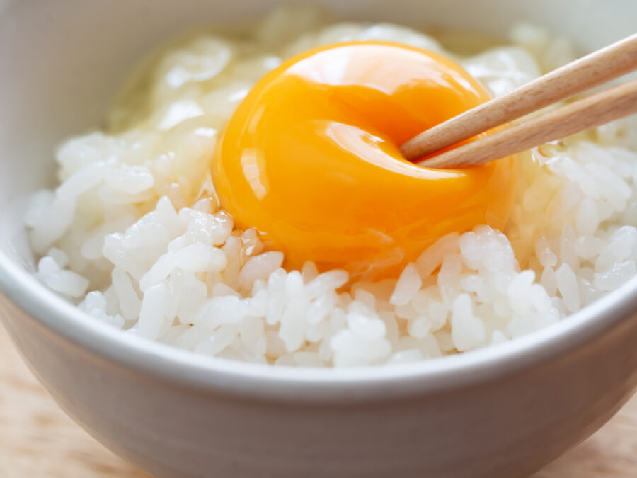 Raw Egg on Rice (Tamago kake gohan)