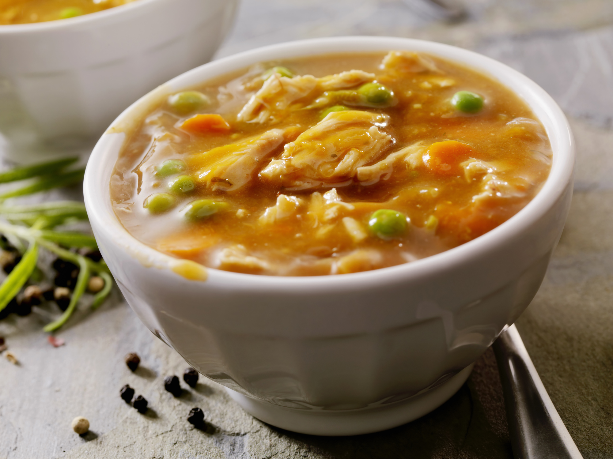 Chicken and Tomato Soup- Photographed on Hasselblad H3D2-39mb Camera