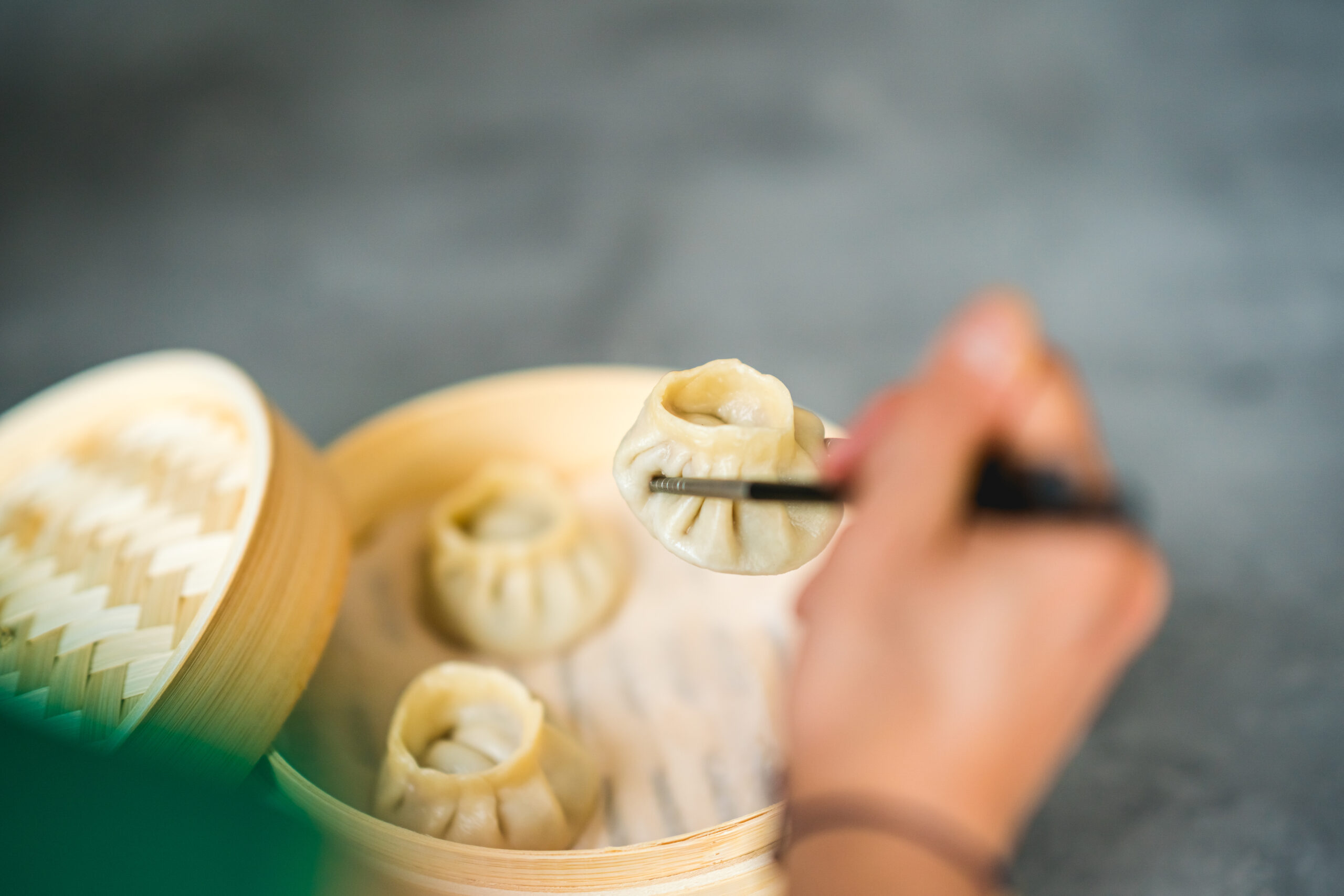 Korean Steamed Mandu Dumplings