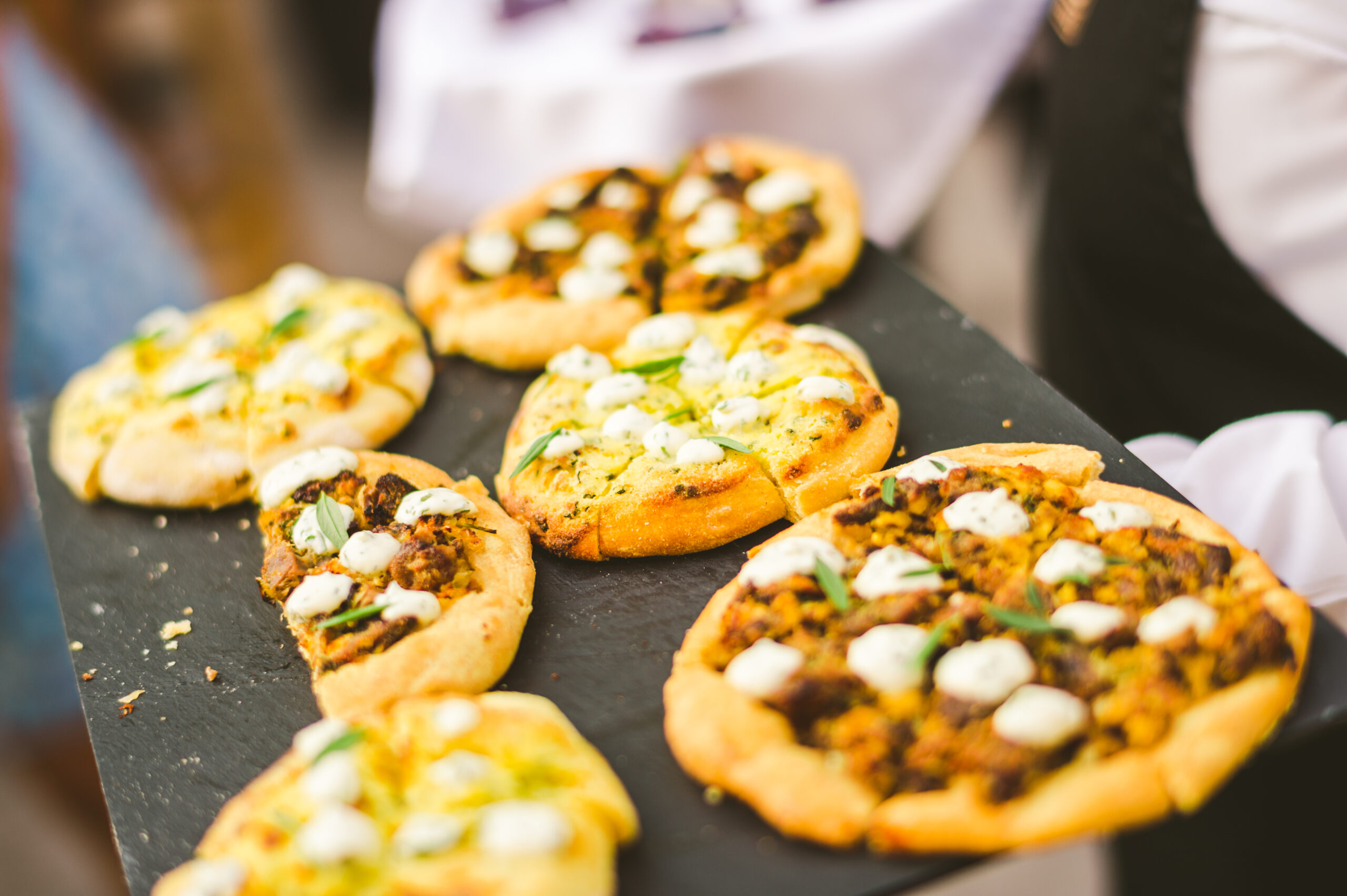 Mini Pizza On A Plate