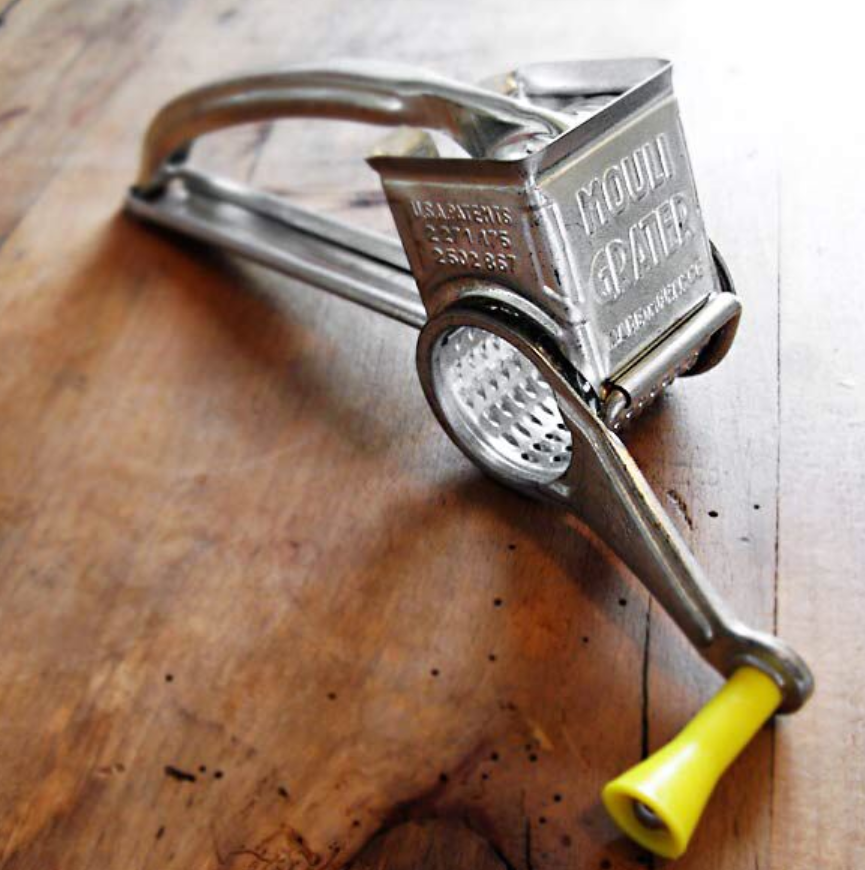 Vintage Mouli grater, from Pinterest