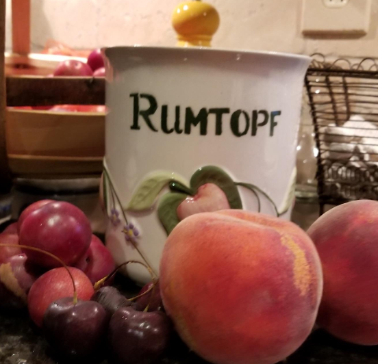 Vintage rumtopf jar from Reddit