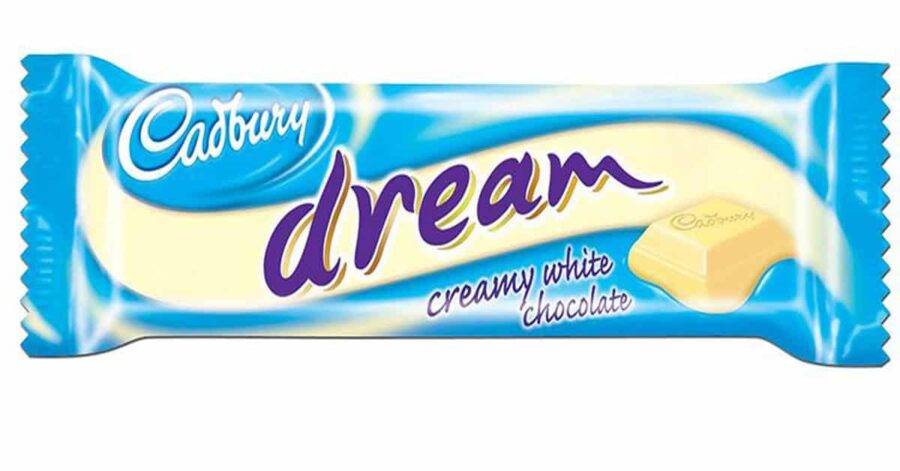 Cadbury Dream chocolate bar, from Snack History