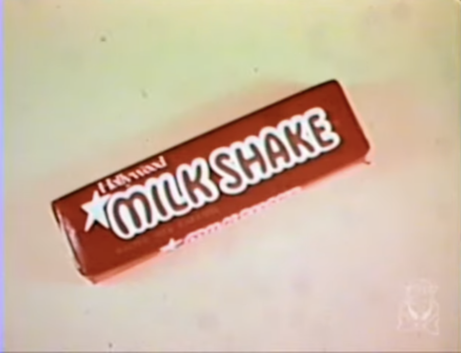 Milkshake candy bar, from old commercial, posted to YouTube by Chucky Lou Memorial F