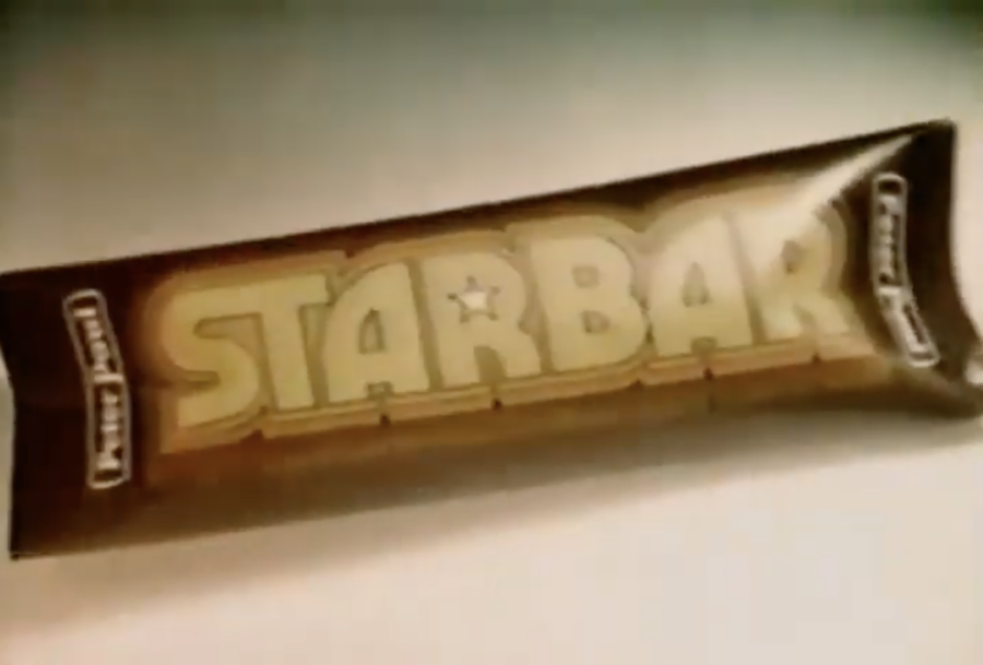 Starbar, from 1980s commercial, posted to YouTube by Retro Man