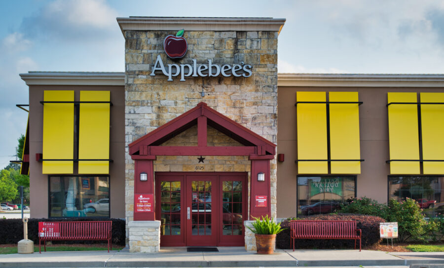 Applebee's storefront in a Houston, TX  location. 