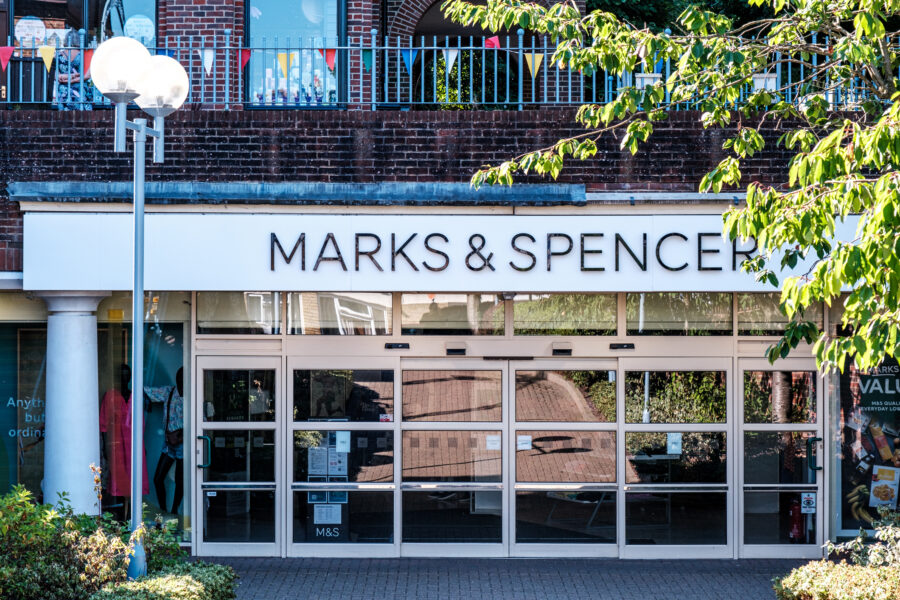 Marks And Spencer Department Store Entrance