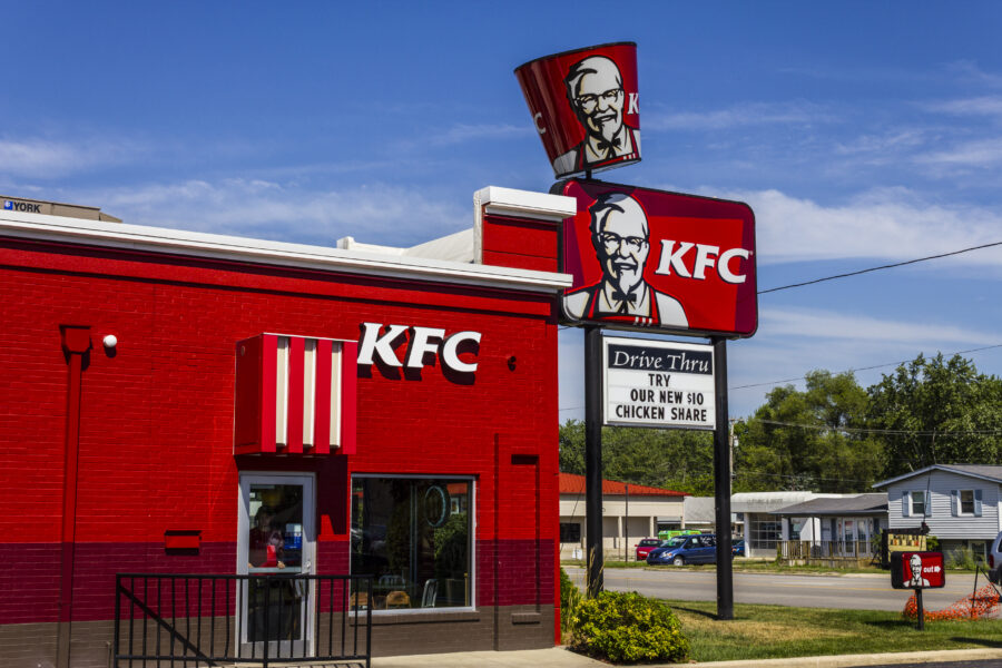 Kentucky Fried Chicken Retail Fast Food Location. 