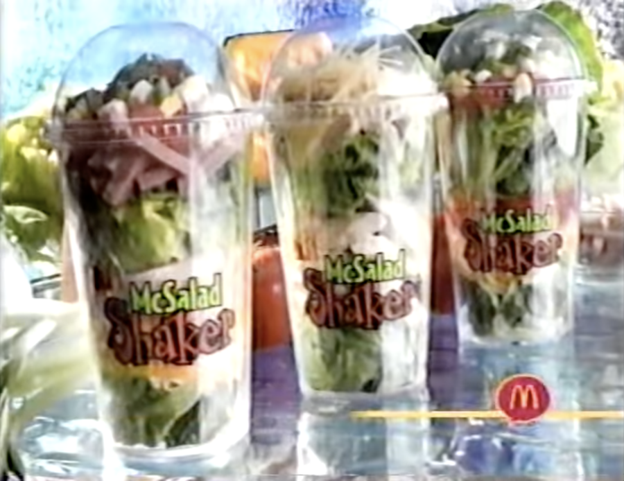 McSalad Shakers, from 2000 McDonald's commercial, posted to YouTube by Rewind Me