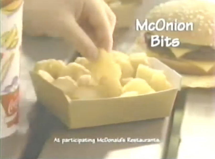 mcdonald's onion bites from 90s commercial posted to youtube