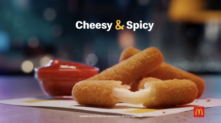 mcdonald's mozzarella sticks commercial, posted to youtube