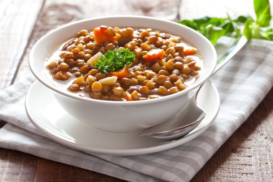 fresh lentil stew