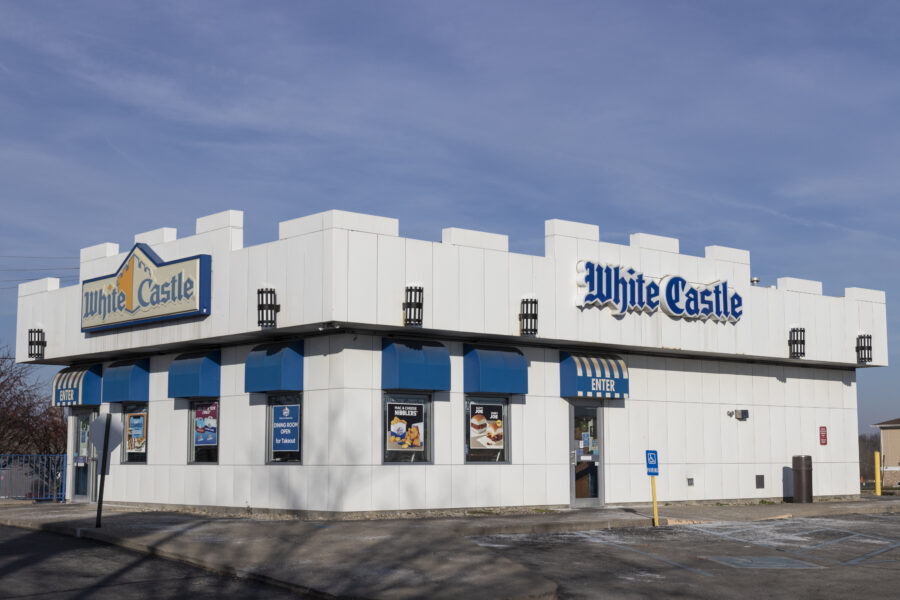 White Castle Hamburger Location. 