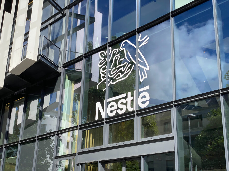 Nestlé France headquarters building in Issy les Moulineaux near Paris, France