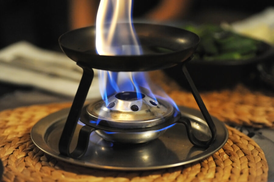 fondue fire