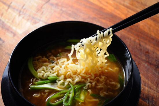 Ramen, Asian Instant  Noodle with Vegetable