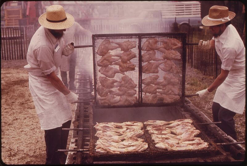 amish people cooking
