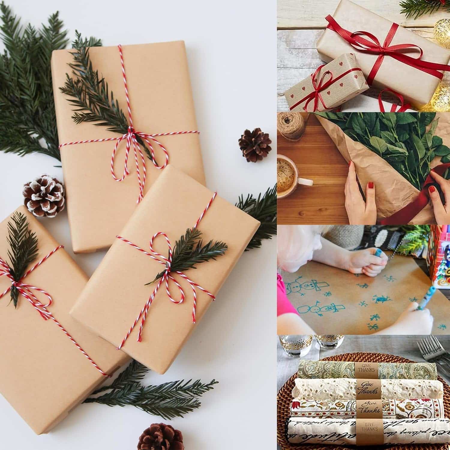 Durable Brown Wrapping Paper