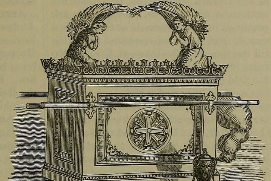 Ark of the covenant engraving