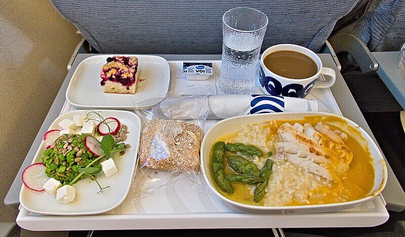 Airplane food
