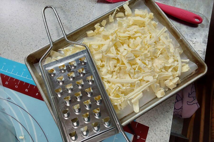grated butter