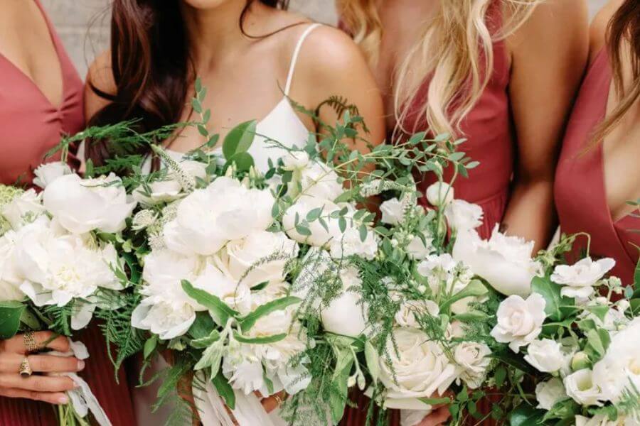 bride and made of honor