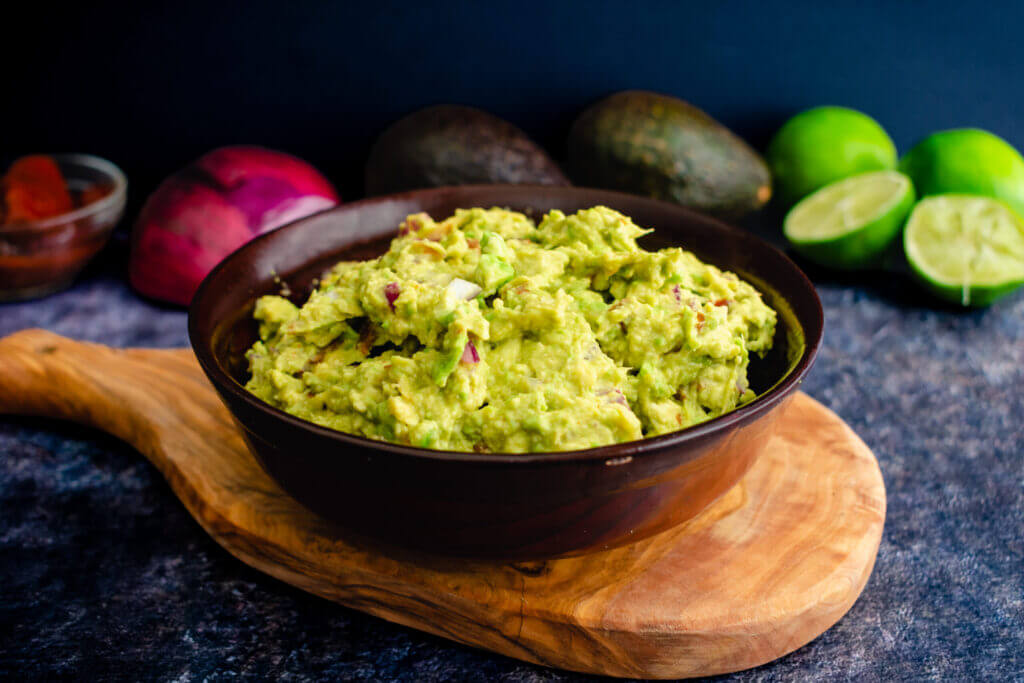 Homemade guacamole
