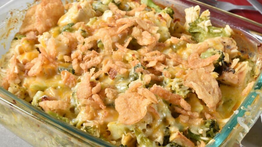 Cheesy Broccoli Rice Casserole