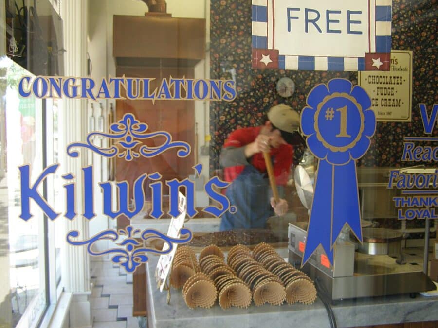 Kilwins, 1126, 217 State St, St Joseph, Michigan.