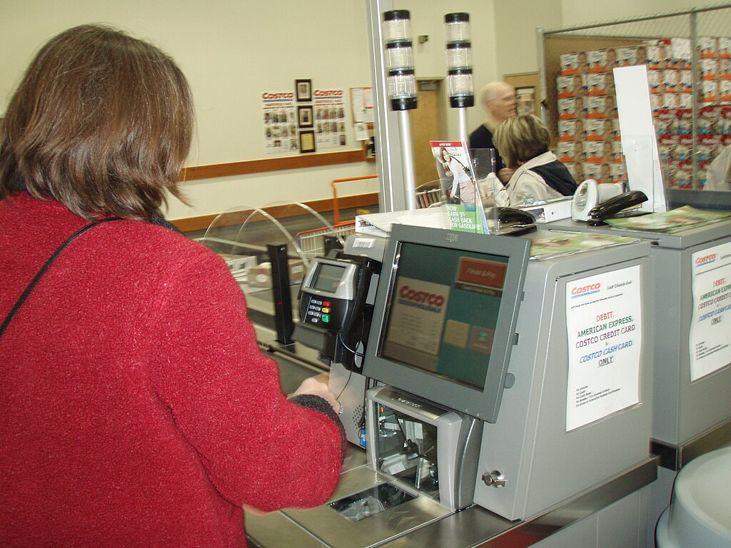Self Checkout at Costco