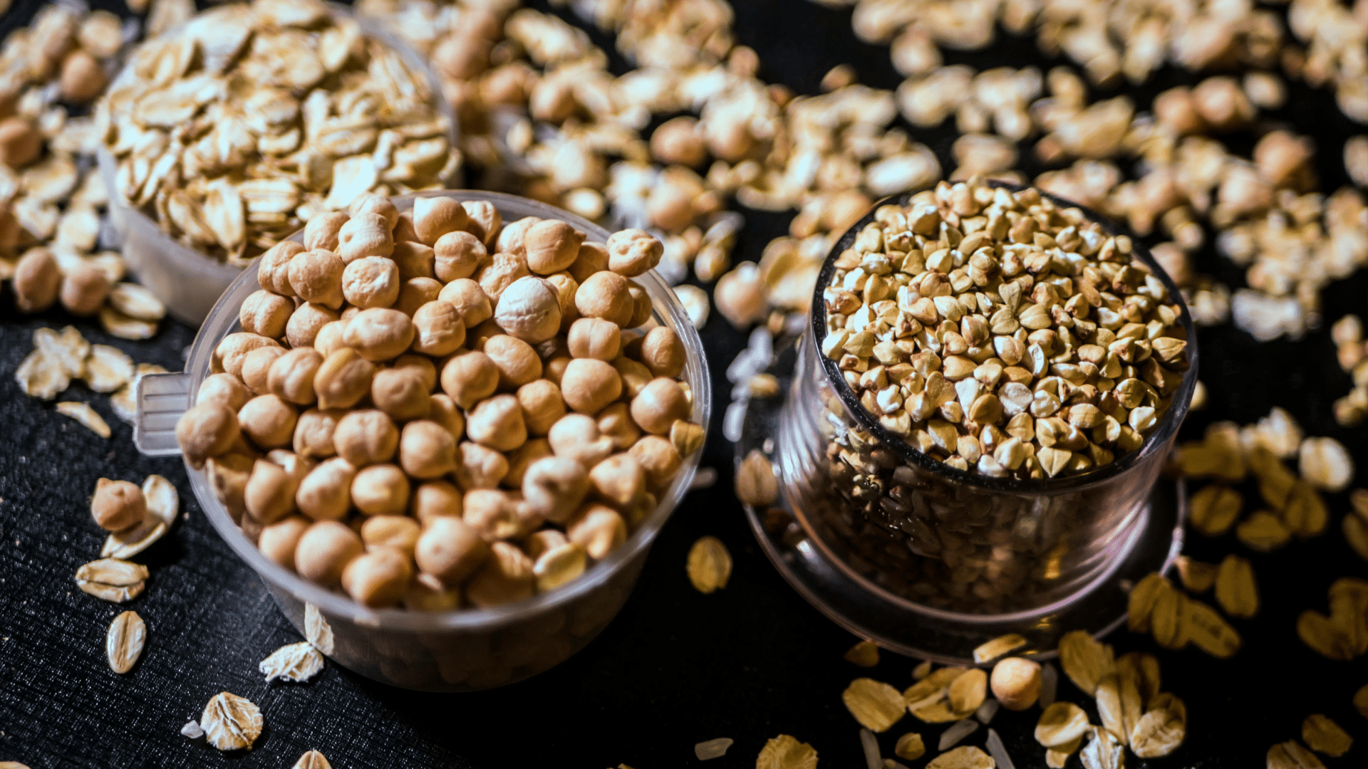 Pile of assorted brown nuts with shells visible