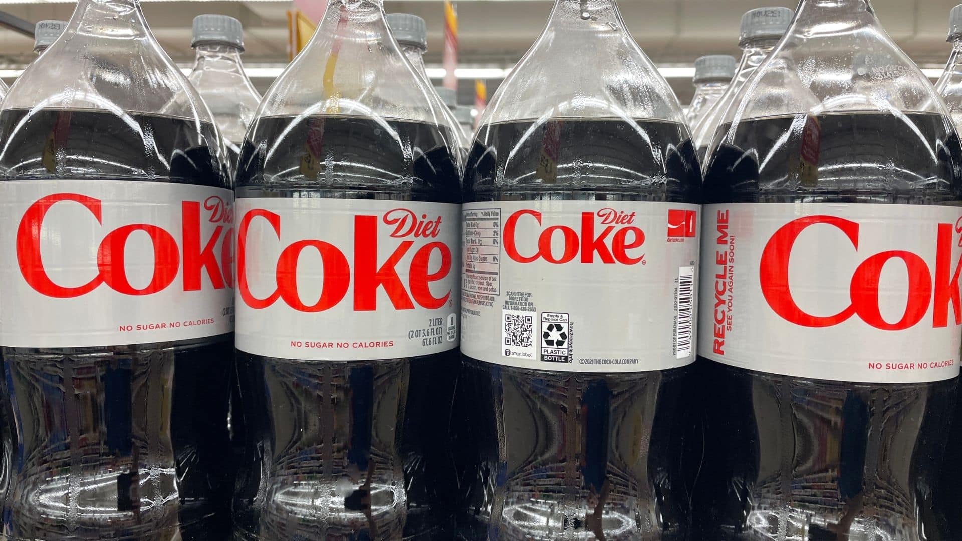 Diet coke bottles