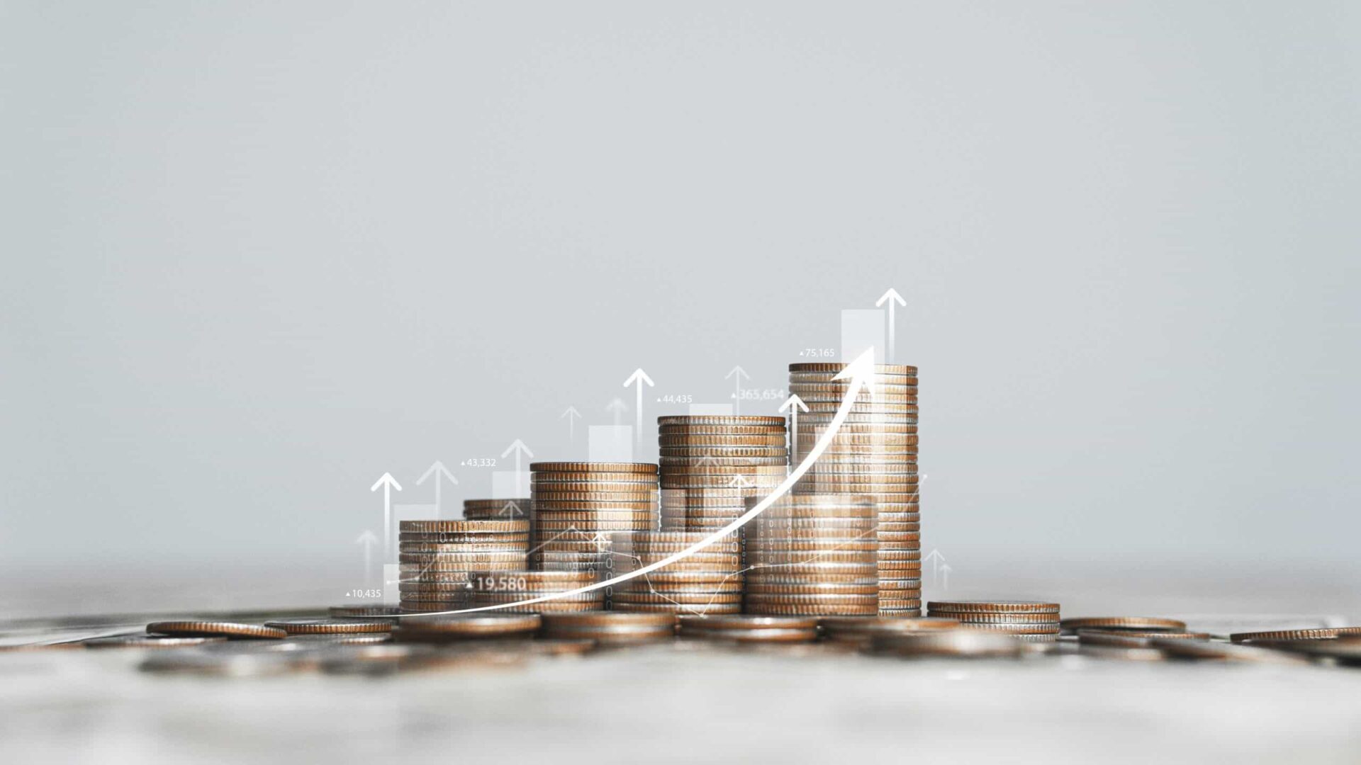 Concept photo of rising cost