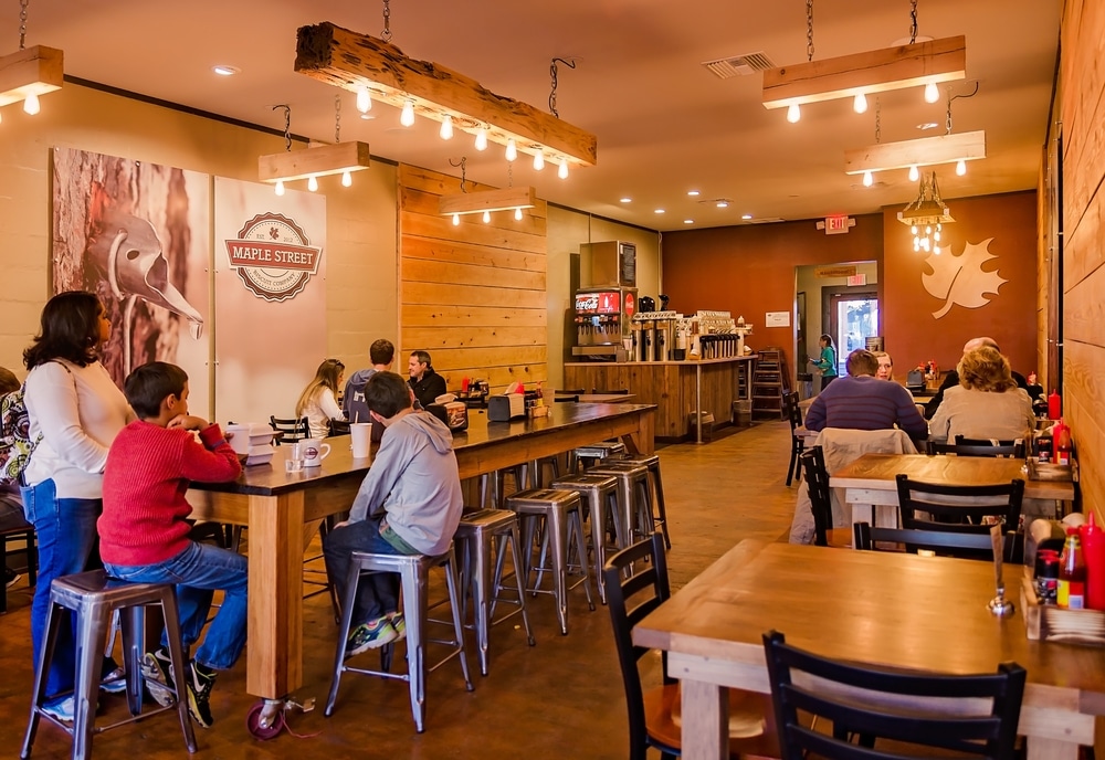 Inside Maple Street Biscuit Company restaurant