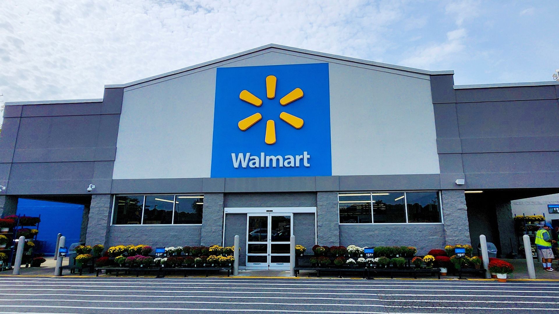 Entrance of a Walmart store