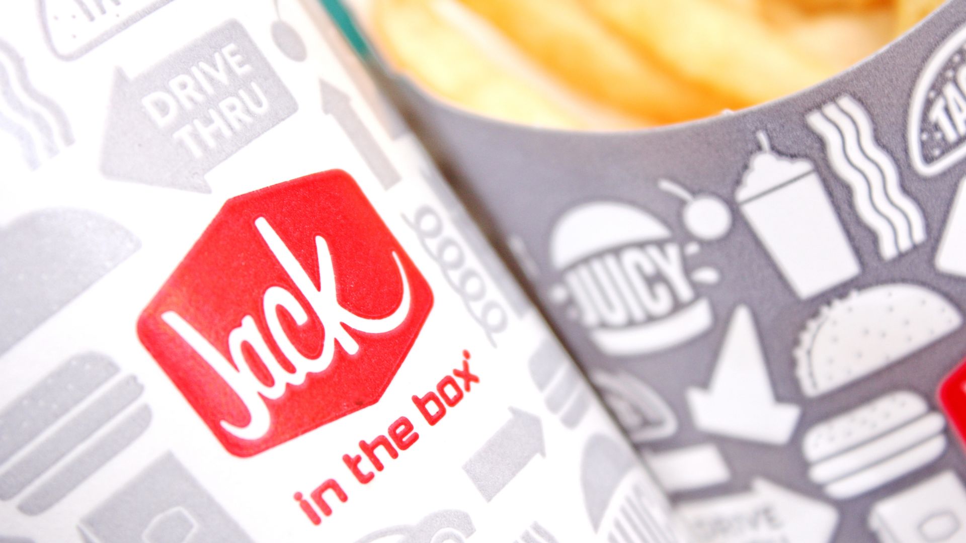 Jack in the Box restaurant storefront with logo signage in Washington