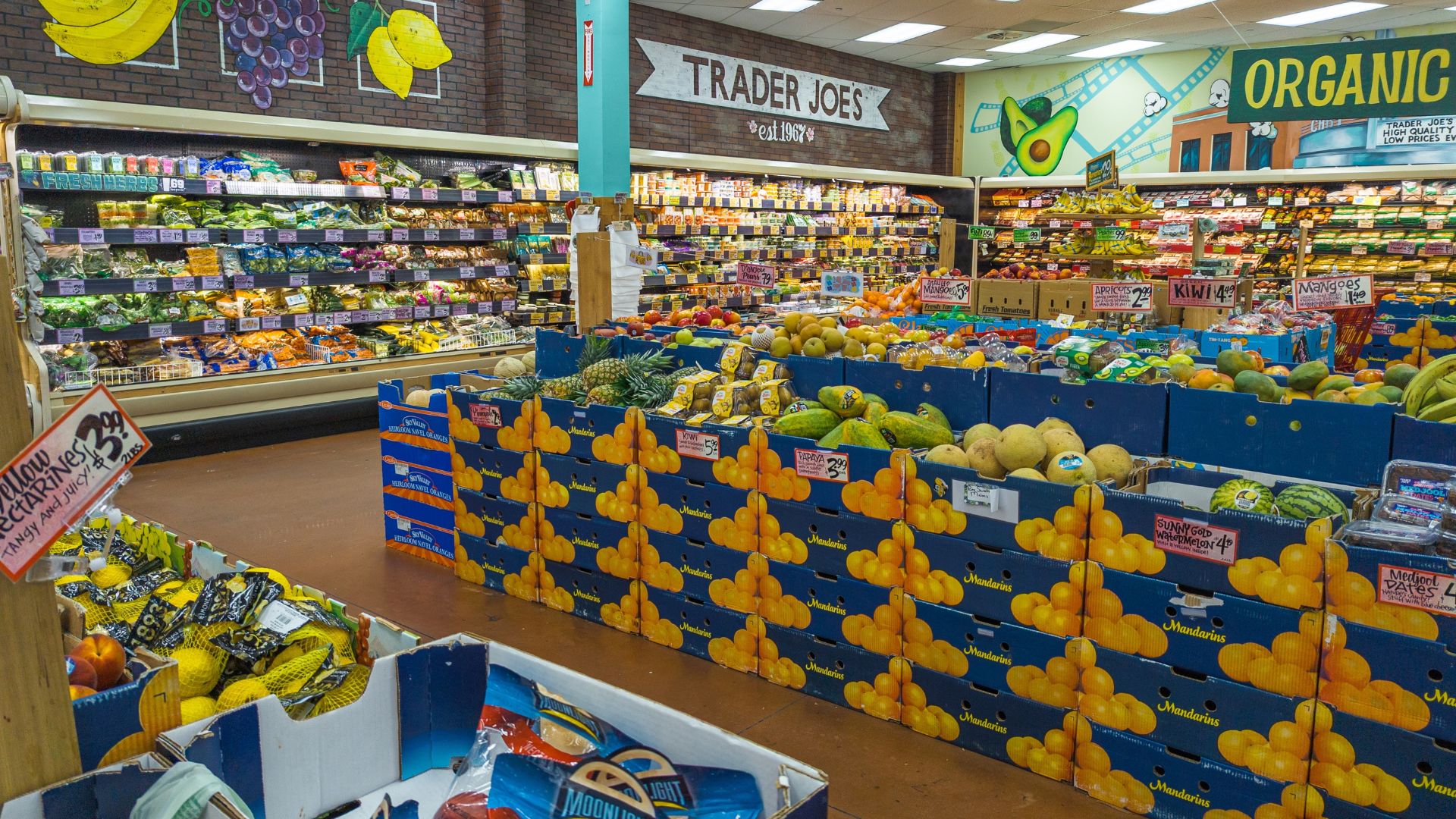 Trader Joe’s grocery store exterior in North Carolina with visible signage