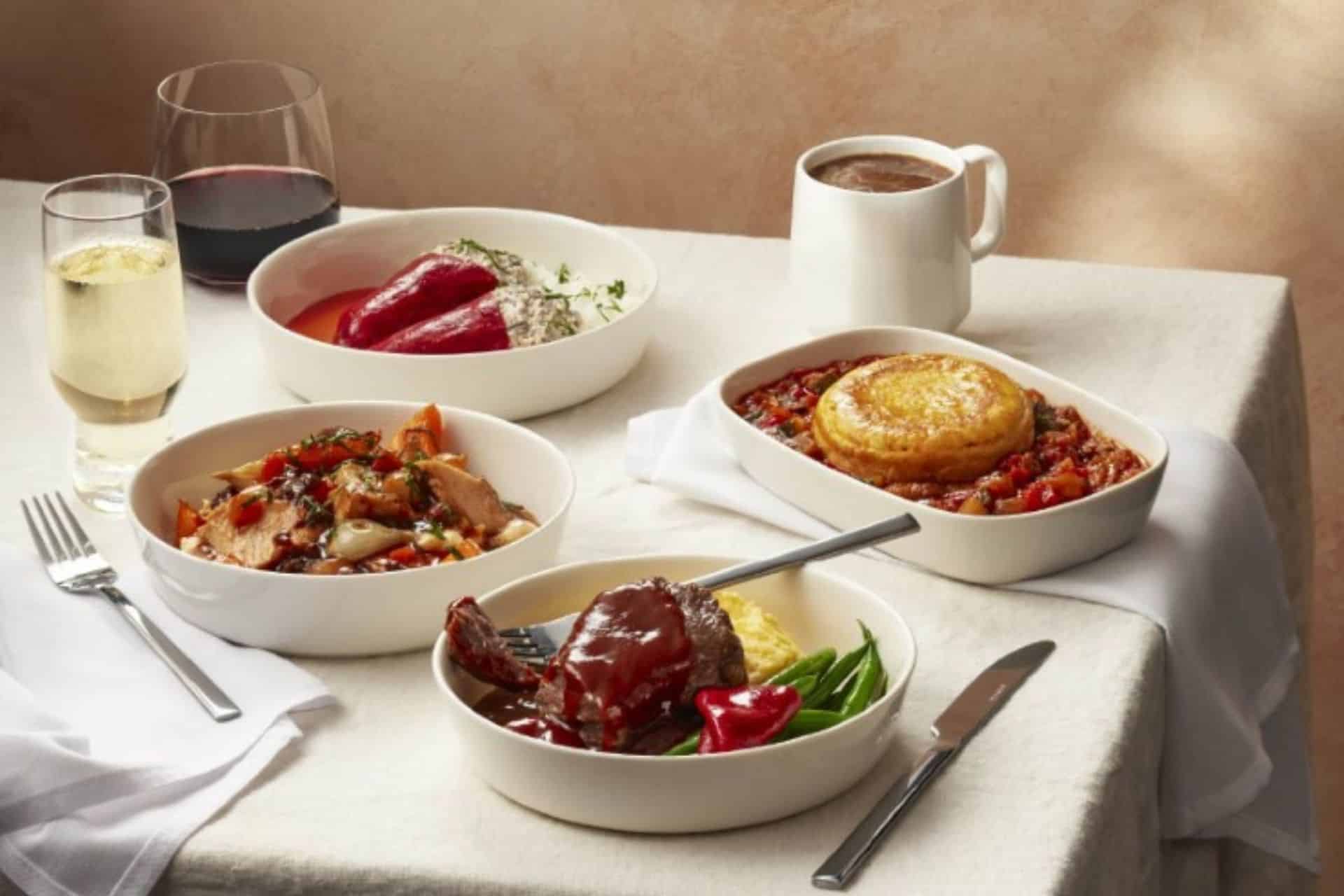 New Delta Airlines menu line up